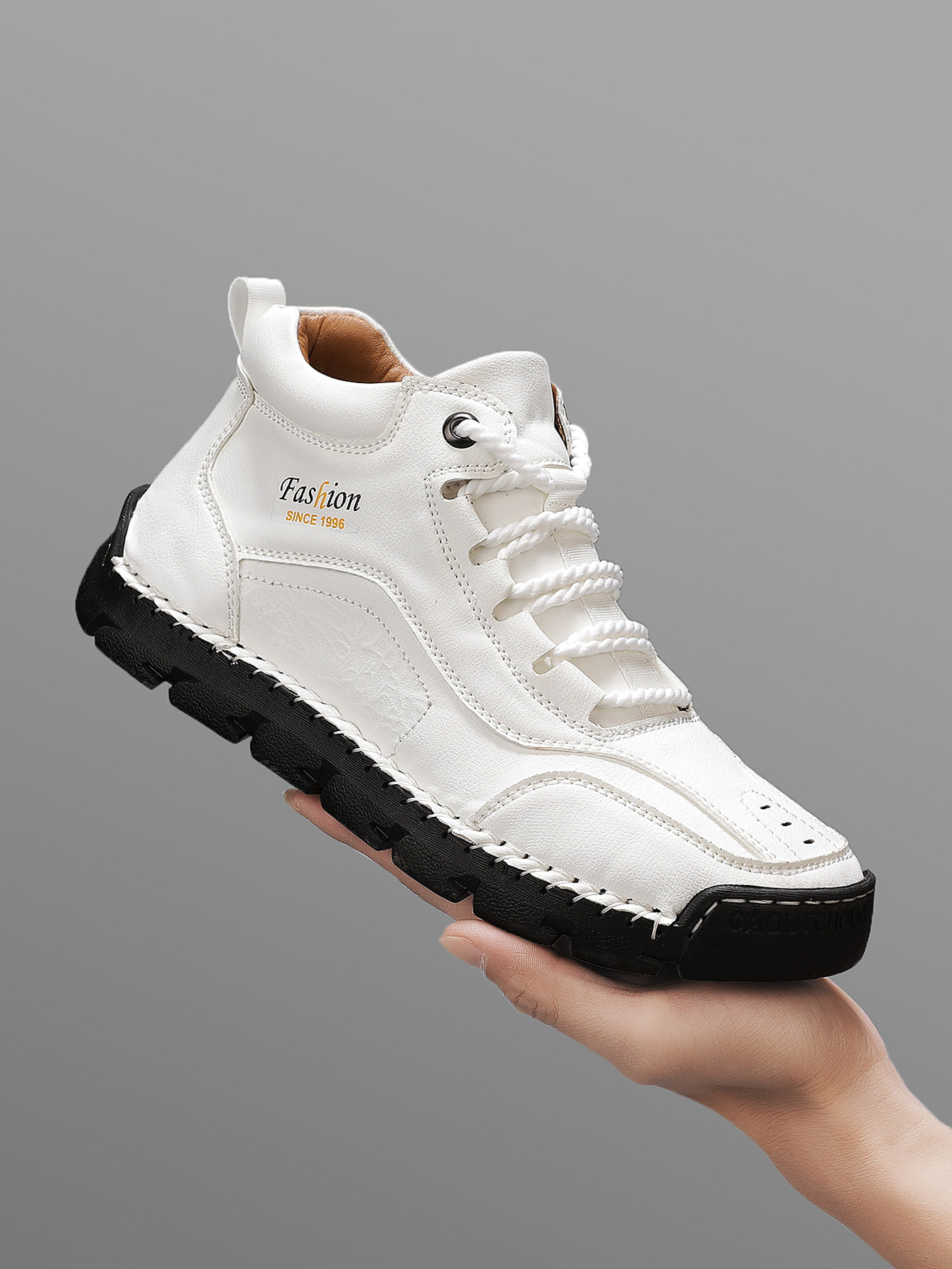 Men's Handmade Mid-Top Casual  – Casual Sneakers Men Bewertung und Preis
