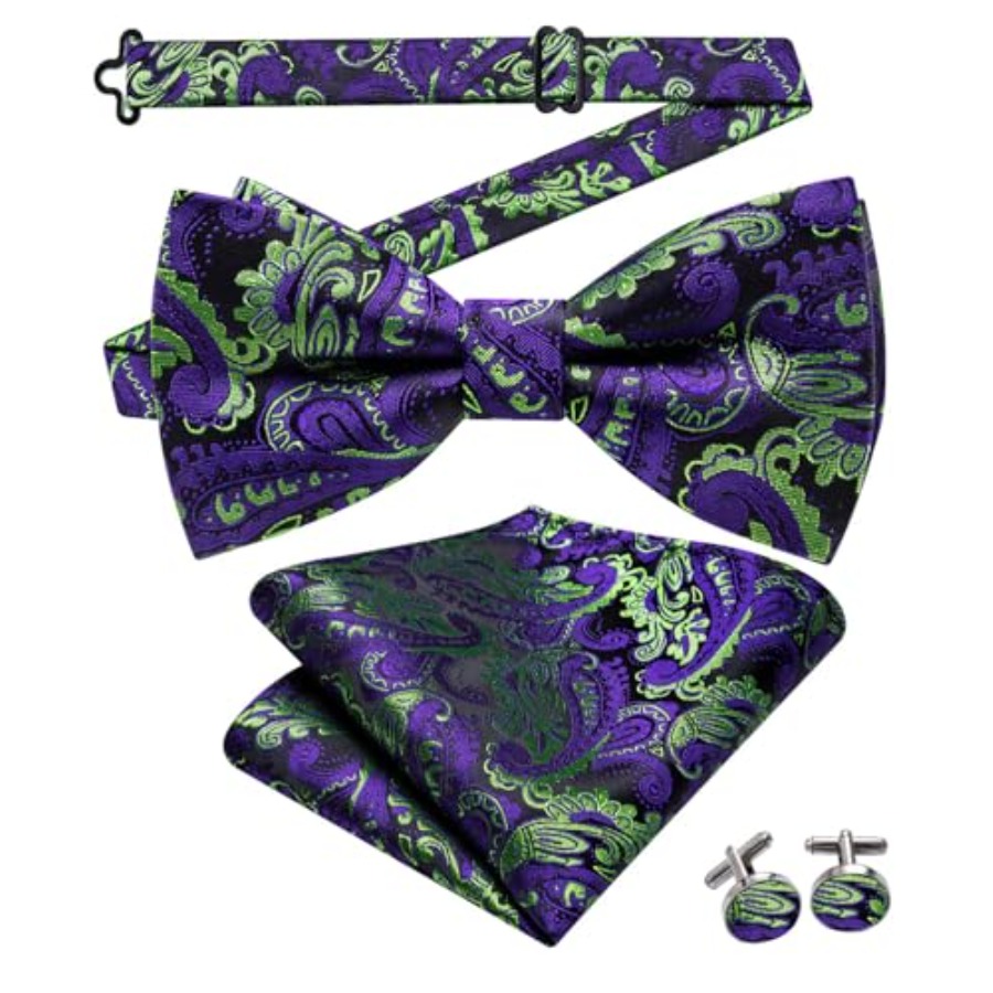 Mens Paisley Striped Bowtie Se – Men'S Fashion For Wedding Bewertung und Preis