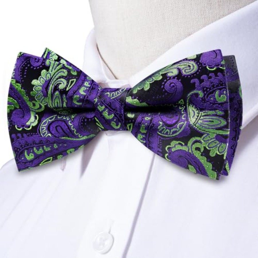 Mens Paisley Striped Bowtie Se – Men'S Fashion For Wedding Bewertung und Preis