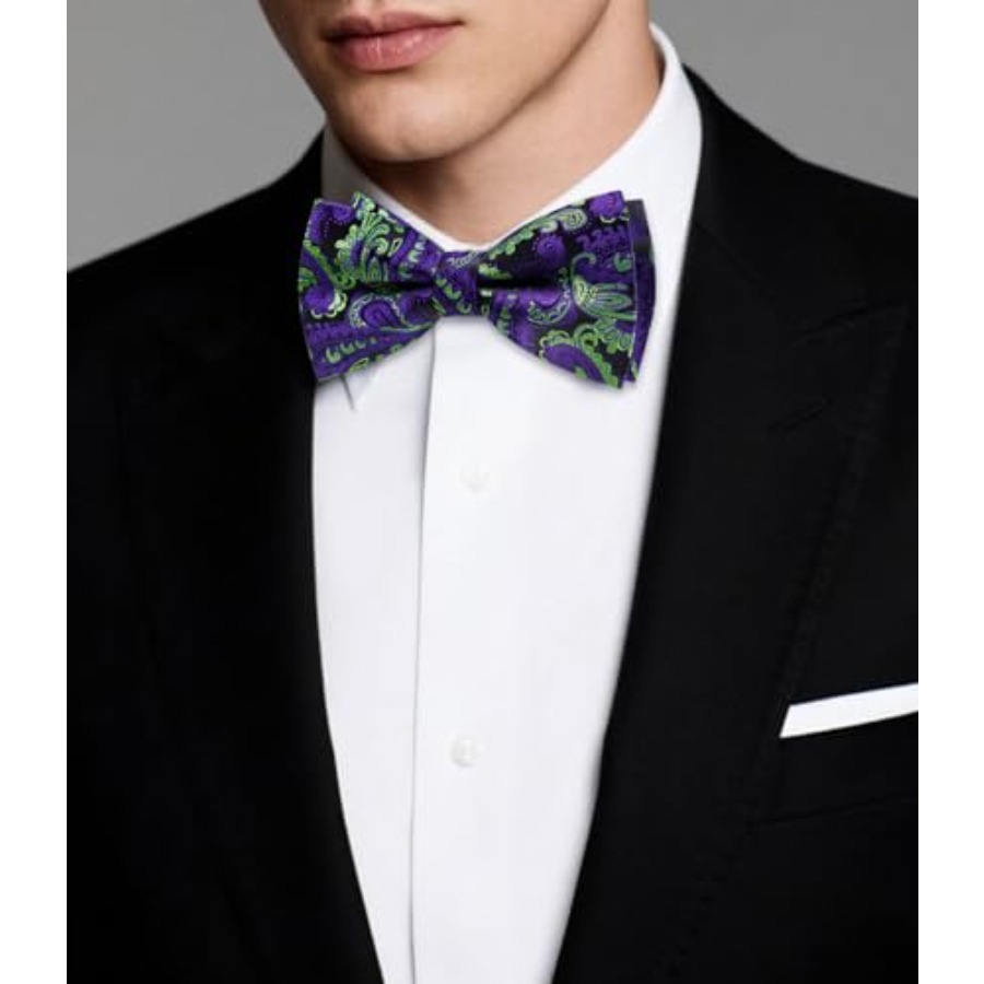 Mens Paisley Striped Bowtie Se – Men'S Fashion For Wedding Bewertung und Preis