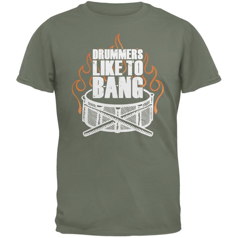 Drummers Like To Bang Military – Military Shirt Men Bewertung und Preis