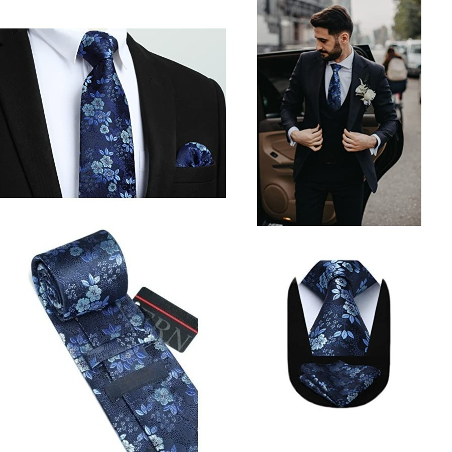 Men Floral Ties Woven Classic  – Men'S Fashion For Wedding Bewertung und Preis