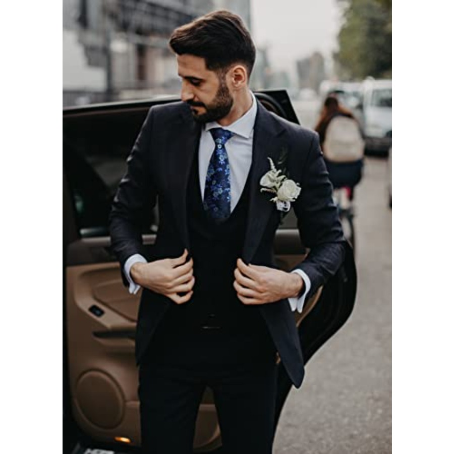 Men Floral Ties Woven Classic  – Men'S Fashion For Wedding Bewertung und Preis