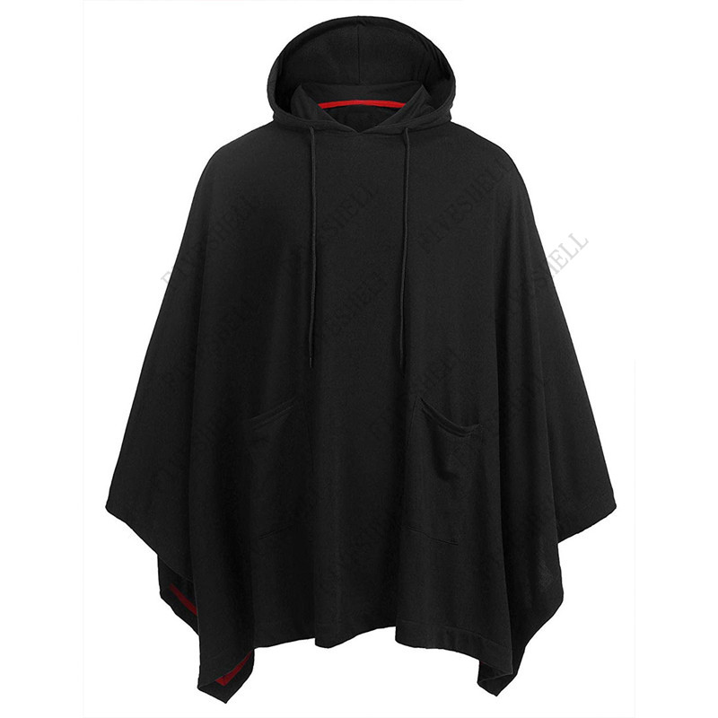 Unisex Casual Hooded Poncho Ca – Mens Fashion Poncho Bewertung und Preis