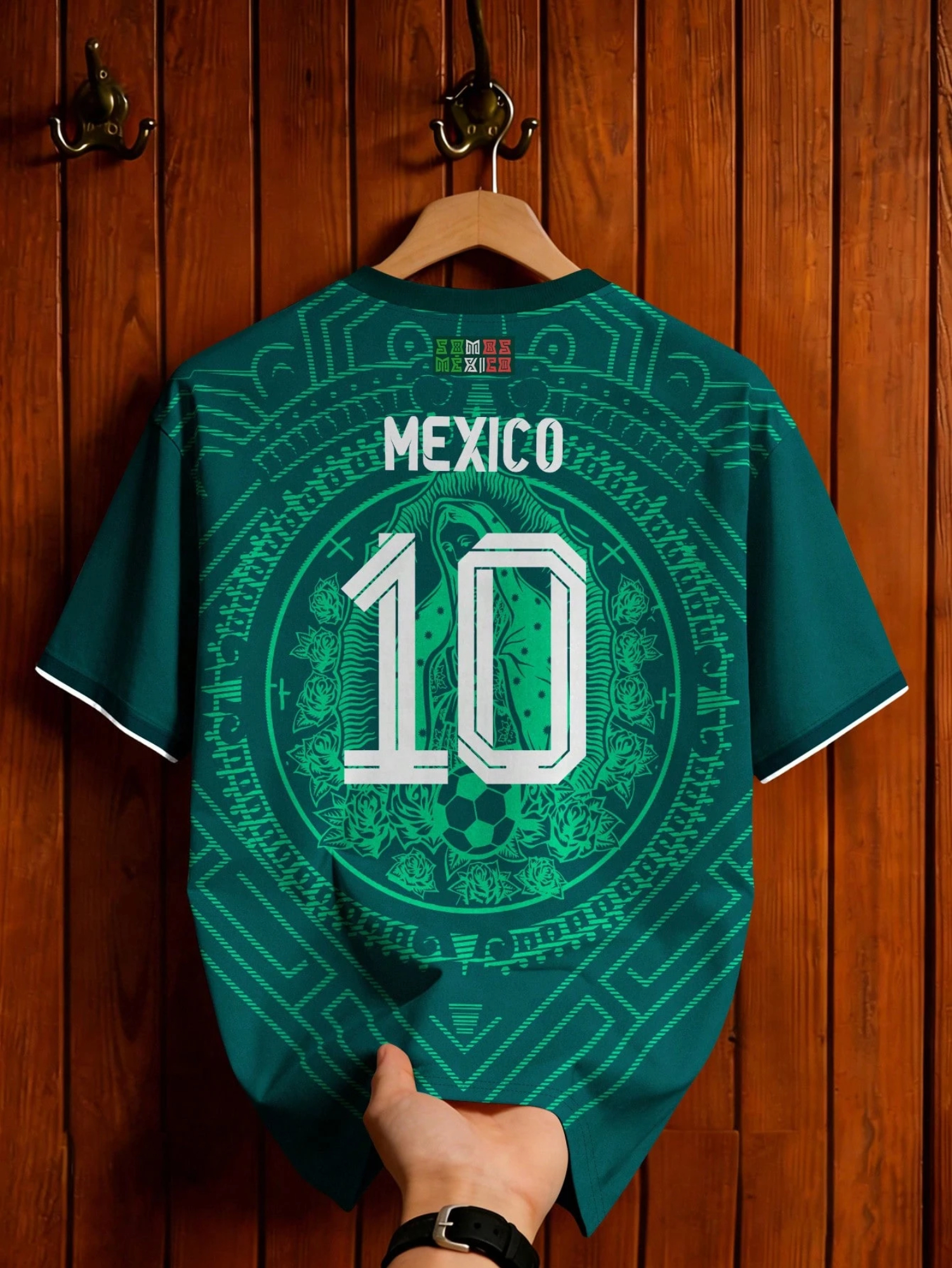 Men's  Mexico 10 Print Crew Ne – Mens Fashion Mexico Bewertung und Preis