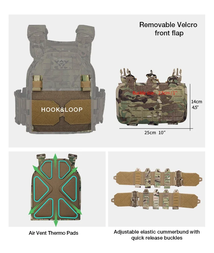 YAKEDA 6094 Tactical Gear Vest – Tactical Vest Men Bewertung und Preis