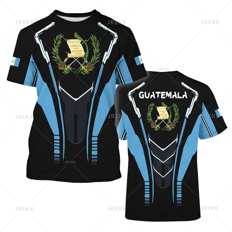 Guatemala Flag 3D Printed T Sh – Men'S Fashion Guatemala Bewertung und Preis