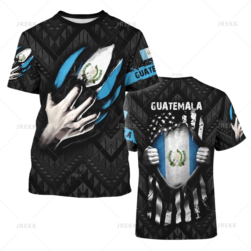 Guatemala Flag 3D Printed T Sh – Men'S Fashion Guatemala Bewertung und Preis