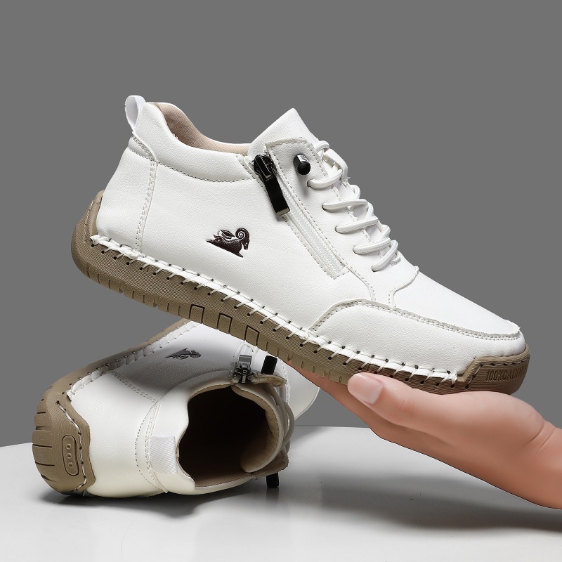 Women's Sneakers Handmade Leat – Casual Sneakers Men Bewertung und Preis