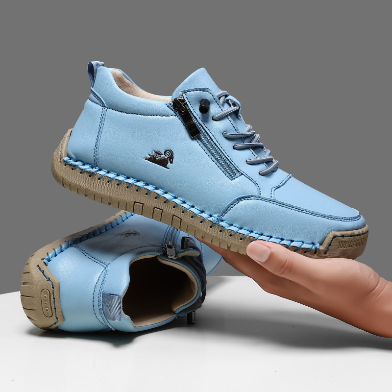 Women's Sneakers Handmade Leat – Casual Sneakers Men Bewertung und Preis