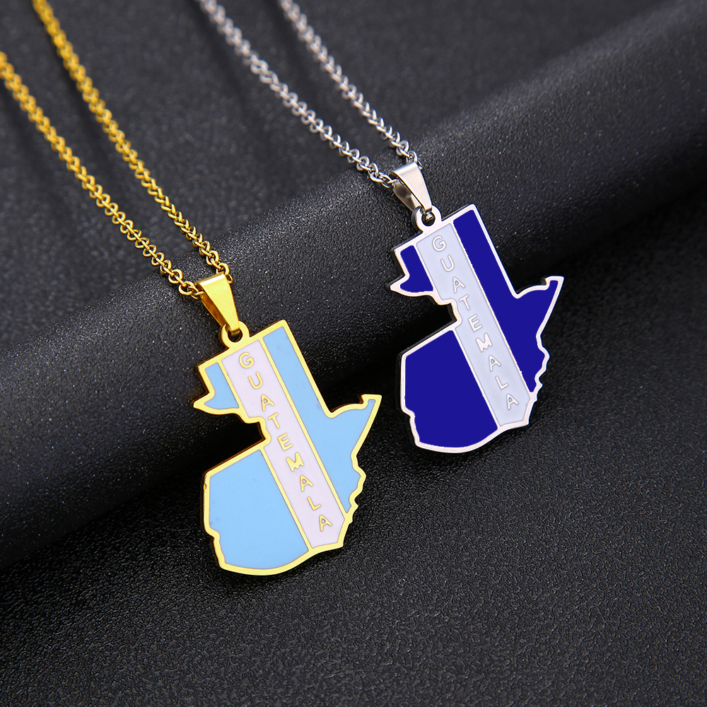 Guatemala Map Flag Pendant Nec – Men'S Fashion Guatemala Bewertung und Preis