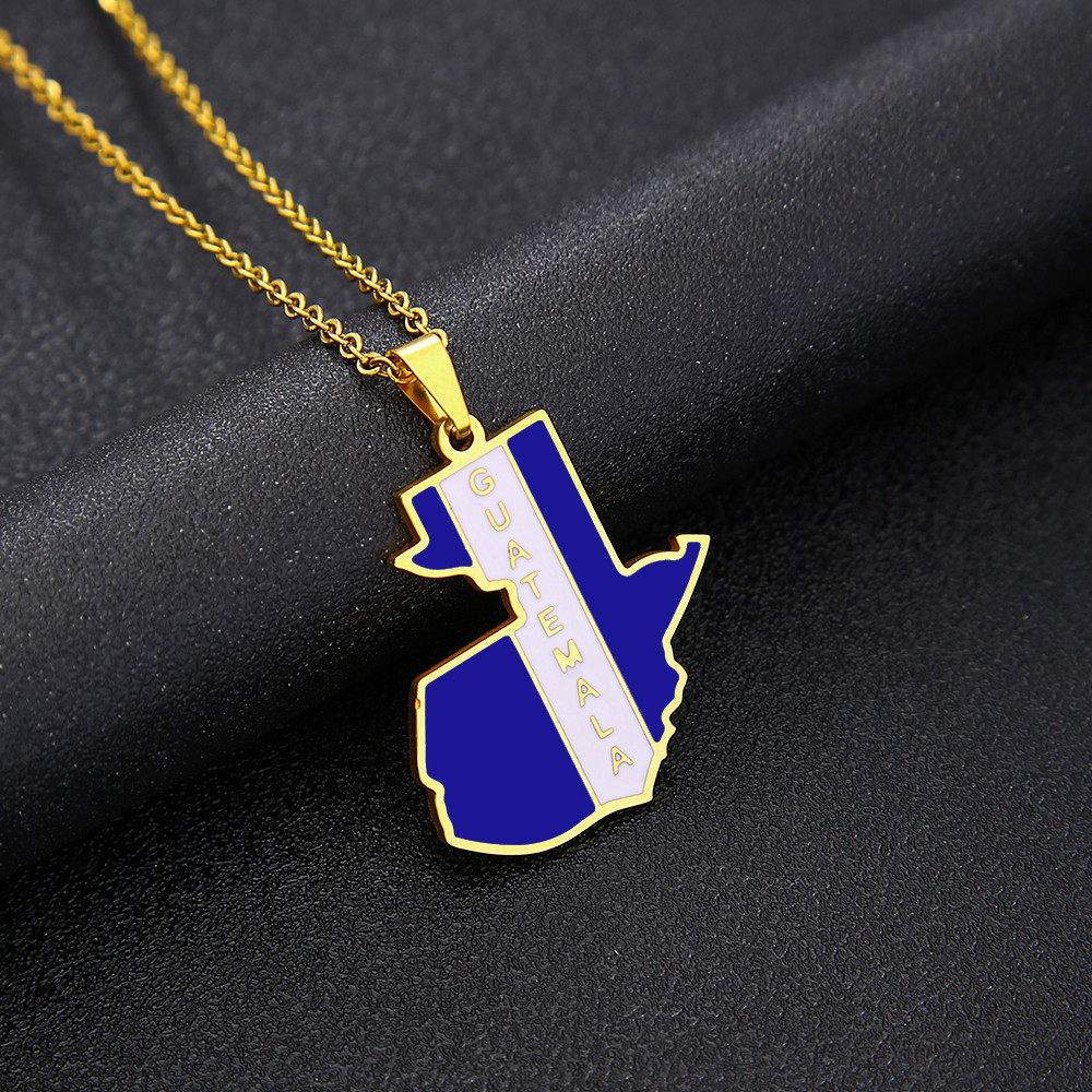 Guatemala Map Flag Pendant Nec – Men'S Fashion Guatemala Bewertung und Preis