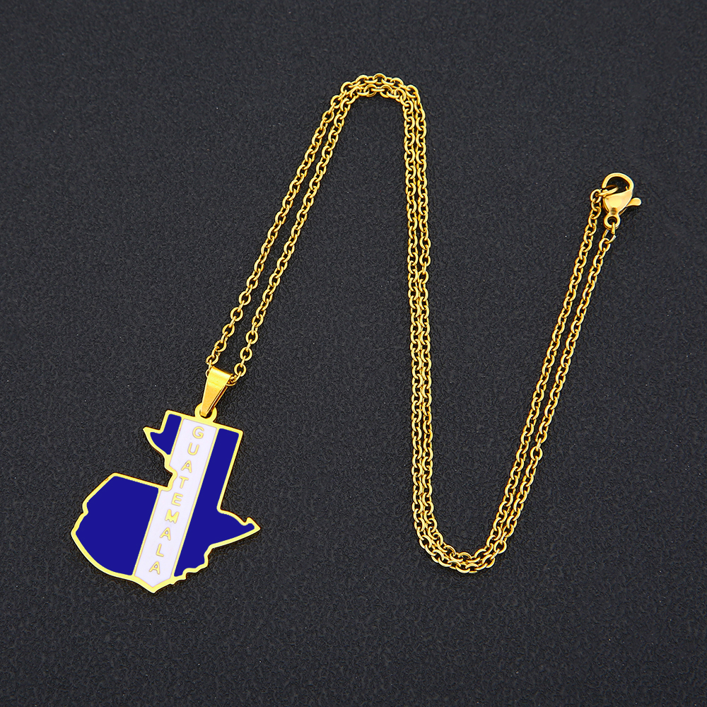 Guatemala Map Flag Pendant Nec – Men'S Fashion Guatemala Bewertung und Preis